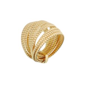 Anello a Fascia Etrusca WSET00927.YG­-18