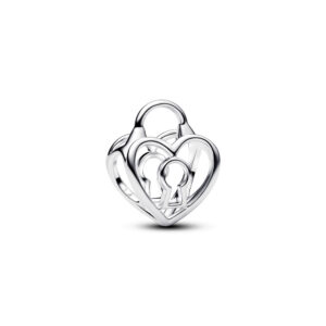 Charm Openwork Lucchetto Cuore