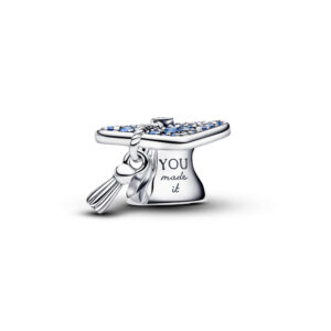 Charm Tocco di Laurea Scintillante Blu 2026