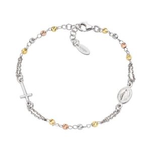 Bracciale Stroili Silver Elegance 1698314 » Bracciale Amen Rosario BROBBRGD3