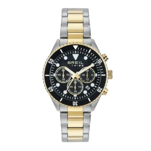 Cronografo Tribe by Breil Overhand Uomo Bicolore Nero Gold – EW0720