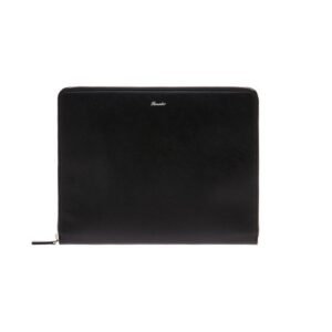 Porta Tablet Pelle Uomo Pineider Essenziale Saffiano Nero