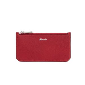 Porta Carte con Zip Pineider Essenziale Rosso PBS741868