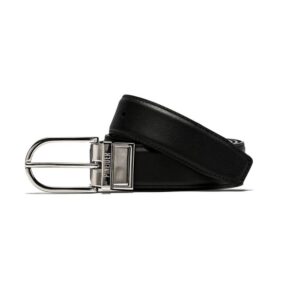 Cintura Uomo Pelle Reversibile Pineider Daily Nero Verde