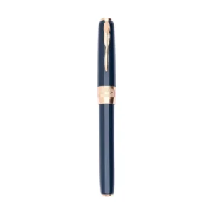Penna Roller Pineider Classic Rose Gold Blu Peacock