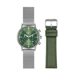 Cronografo Uomo Breil SIX.3.NINE Verde Sage Acciaio TW2192