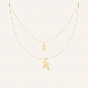 Collana Stroili Beverly Foglia Oro Giallo 9K 1410051
