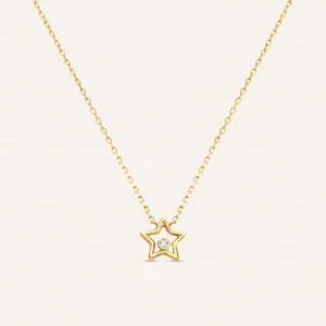 Collana Stroili Stella Mon Petit Oro Bicolore 9K Diamante 1436847