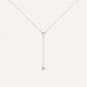 Collana Stroili Claire Oro Bianco 9K Zircone 1437104