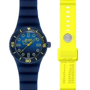 Orologio Hip Hop Master Blu Ondulato HWU1325