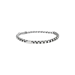 Bracciale Uomo Breil Blacken Acciaio Argento – TJ1945
