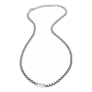 Collana Uomo Breil Blacken Acciaio Finitura Brunita – TJ1946