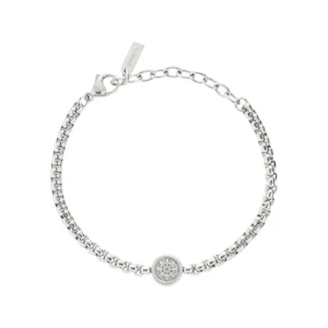 Bracciale Uomo Breil Ketch Acciaio Argento – TJ3217