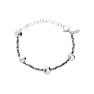 Bracciale Donna Breil B Rocks Ematite e Acciaio Silver – TJ3288