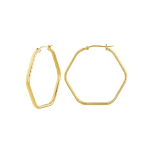 Orecchini Donna Breil Hexagonia Acciaio Oro – TJ3521