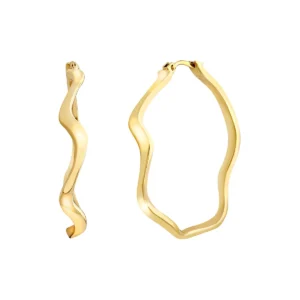 Orecchini Donna Breil Zig Zag Acciaio Colorato Oro – TJ3910