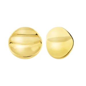 Orecchini Donna Breil Globe Acciaio Colorato Oro Silhouette Tonda – TJ4063