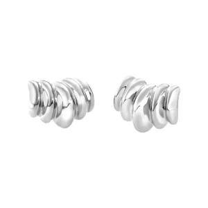 Orecchini Donna Breil Globe Acciaio Argento Cinque Elementi – TJ4072