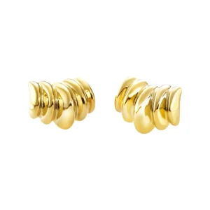 Orecchini Donna Breil Globe Acciaio Oro Cinque Elementi – TJ4073
