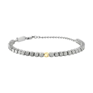 Bracciale Uomo Breil Tetra Acciaio Argento/Oro – TJ4120