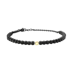 Bracciale Uomo Breil Tetra Acciaio Gold/Black – TJ4121