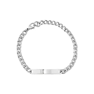 Bracciale Uomo Breil Gritty Acciaio Argento – TJ4140