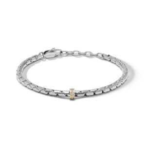 Bracciale Comete Chain UBR 1133 » Bracciale in acciaio con PVD giallo e zirconi bianchi