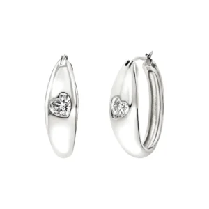 Orecchini a Cerchio Donna Breil Amor Lux Silver – TJ4152