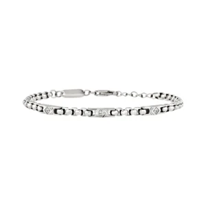Bracciale Uomo Breil Eterna Zirconi Acciaio – TJ4167